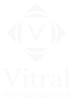 Vitral Orthodontics White Logo
